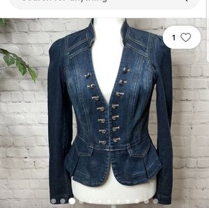 White House / Black Market Chic Jean Jacket size 4